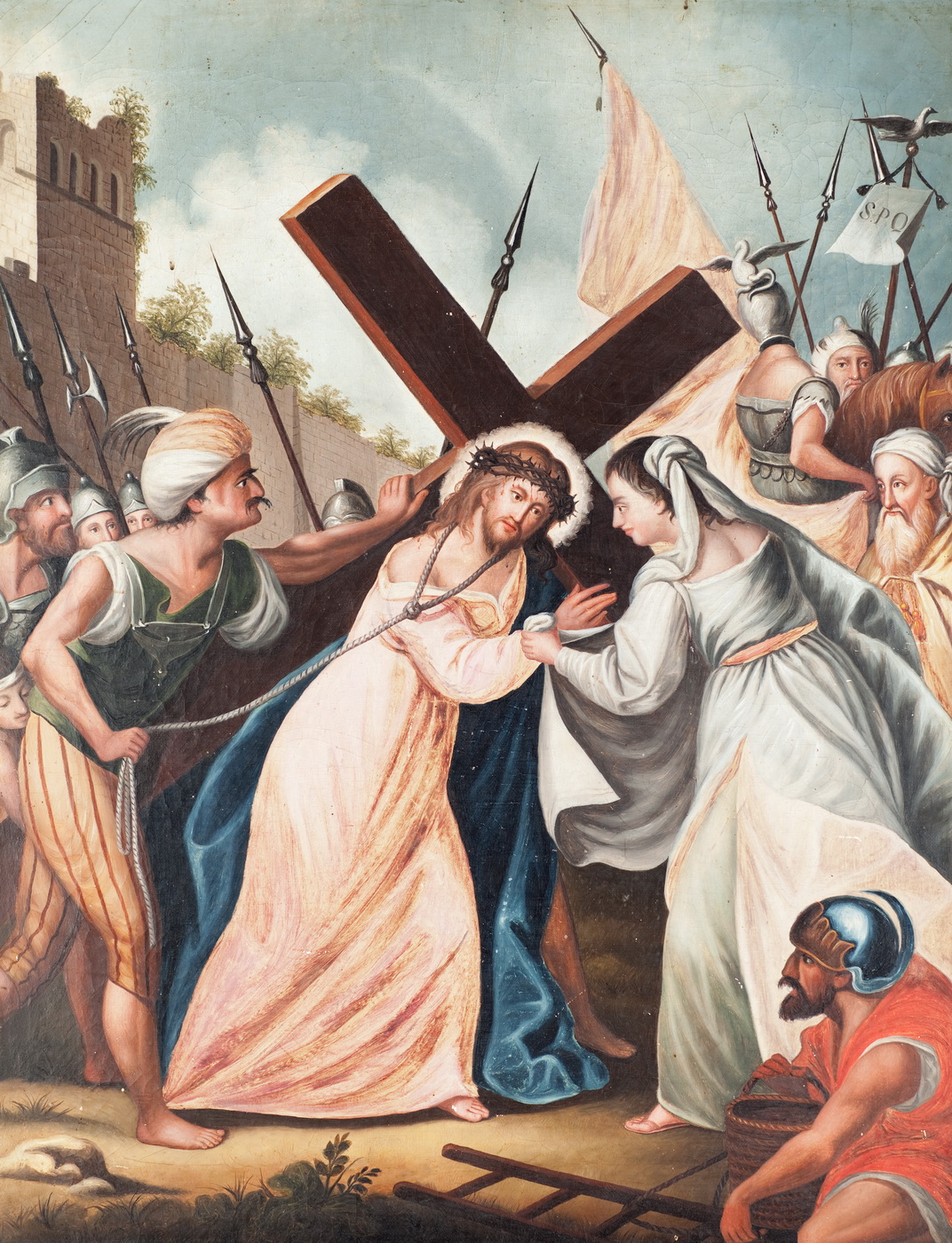 Venerio Trevisan, Križni put, Šesta postaja - Veronika pruža Isusu rubac