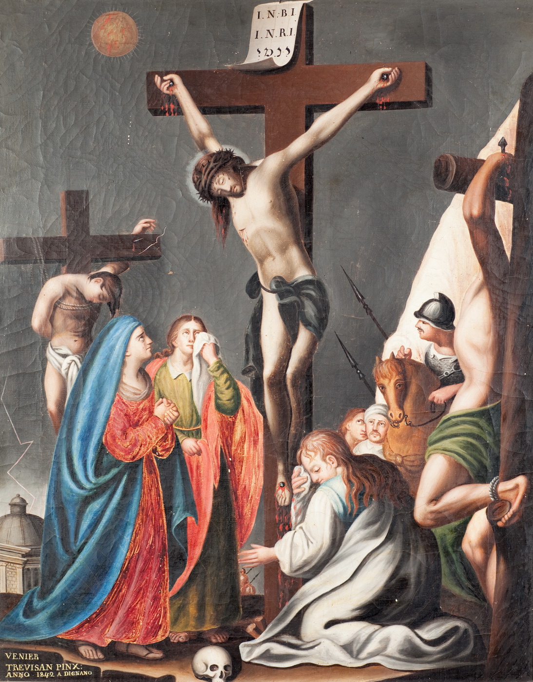 Venerio Trevisan, Križni put, Dvanaesta postaja - Isus umire na križu